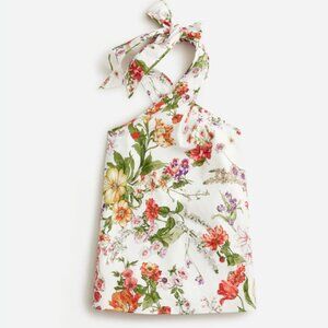 J. Crew Halter Top In Ratti Tropical Floral shirt tank Cotton XS